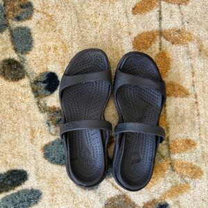 CROCS Black Women's Sandals
